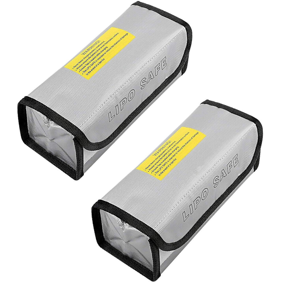 Lithium Battery Explosion-proof Bag High Temperature Battery Fireproof Bag 2 Pieces