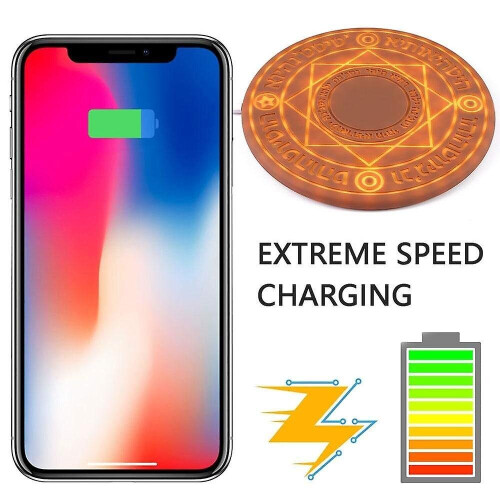 10w Magic Array Qi Standard Wireless Fast Charger Charging Pad With Voice 1
