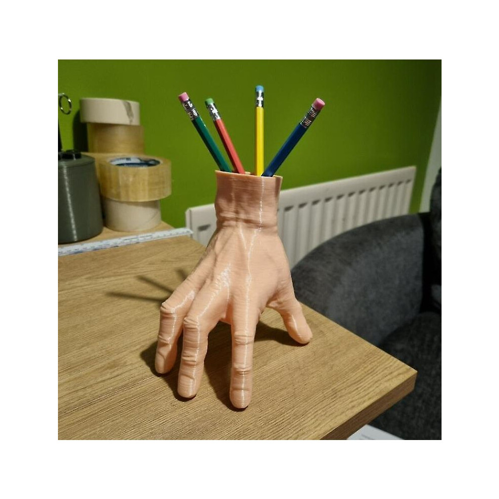 Full Size Thing Hand Prop From Wednesday Addams Family, Desk Pen/pencil Holder