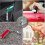 Multi-purpose Clip Keychains Suspension Clip Tool With Carabiner Perfect For Hanging Tools, Flashli 4