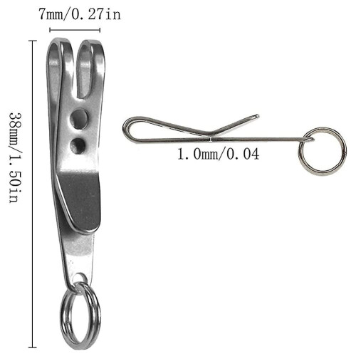 Multi-purpose Clip Keychains Suspension Clip Tool With Carabiner Perfect For Hanging Tools, Flashli 2