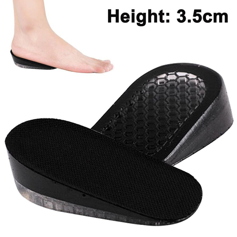 1 Pair Gel Height Increase Insoles, Shock Absorption Heel Cushion Pads, Height Lift Shoes Inserts For Men