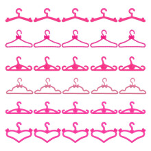 60 Pcs Mini Clothes Rack Miniature Hangers Dolls Coat Hangers Dolls Accessory Hanger Clothes Hanger