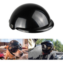 Pet Helmet Motorcycle Dog Helmet Doggie Helmet For Bike Cat Hat Riding Puppy Helmet
