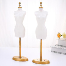1 Set 5pcs Doll Dress Form Cloth Stand Mannequin Stand Demountable Assembled Display Doll Model Cloth Supporter Holder (white Doll Modle Stand)