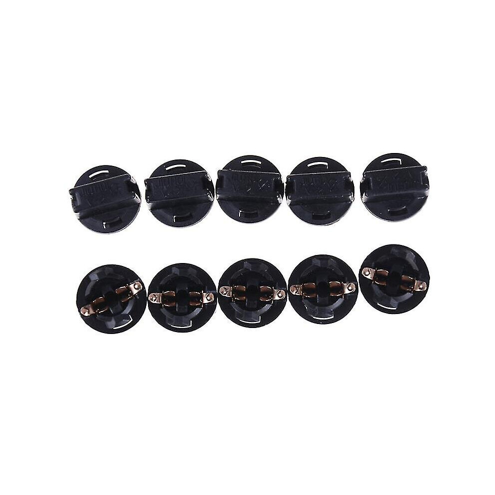 10Pcs T10 W5w 168 192 194 Wedge Instrument Panel Dash Base Socket Light