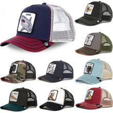 Unisex Mesh Baseball Cap Men Women Animal Pattern Outdoor Hat Adjustable Sports Sun Hat