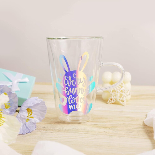 Holographic Adhesive Vinyl Roll - Permanent Craft Glossy 1