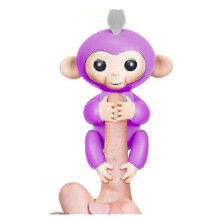 Fingerlings Monkey Interactive Baby Pet - Hangs on Your Finger, Responds to Sound, Motion & Touch, Kisses Back, Upside-Down Fun