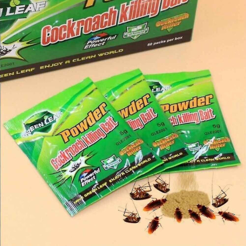 50pack Cockroach Killing Bait Insect Eradication Powder Cockroach Attractant Insecticide