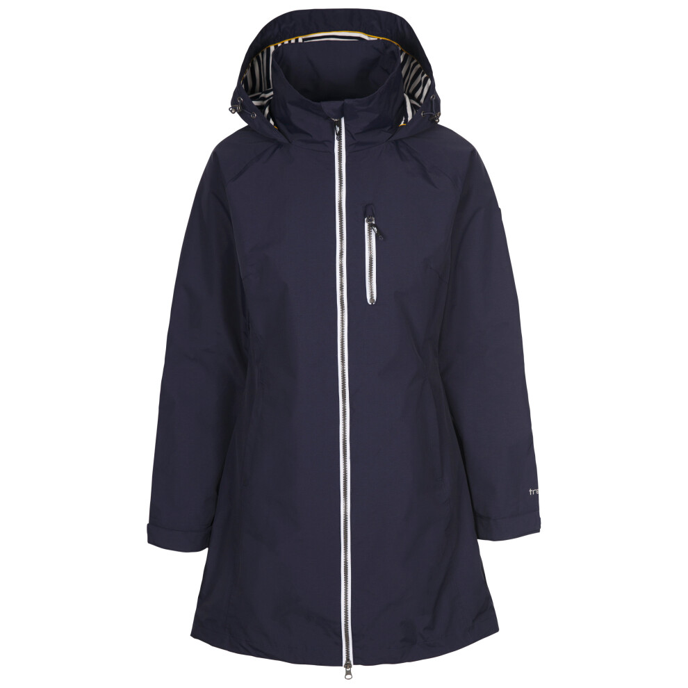 (8, Navy) Trespass Womens Waterproof Jacket Windproof Occupy