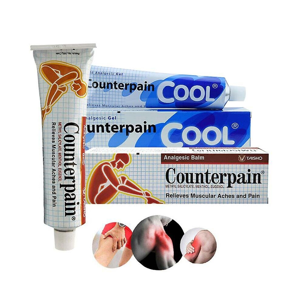 120G Counterpain Hot Analgesic Balm Relief Muscle Aches And Pain Relieve Pain Balm Rheumatoid Arthritis Ointment Cream/Red/Blue