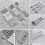 Dough Cutter Cake Divider, Stainless Steel 7 Wheels Adjustable Pastry Wheels, Multifunctional Stainless Steel Dough Divider, Cutting Wheel, Pizza Cutt 2