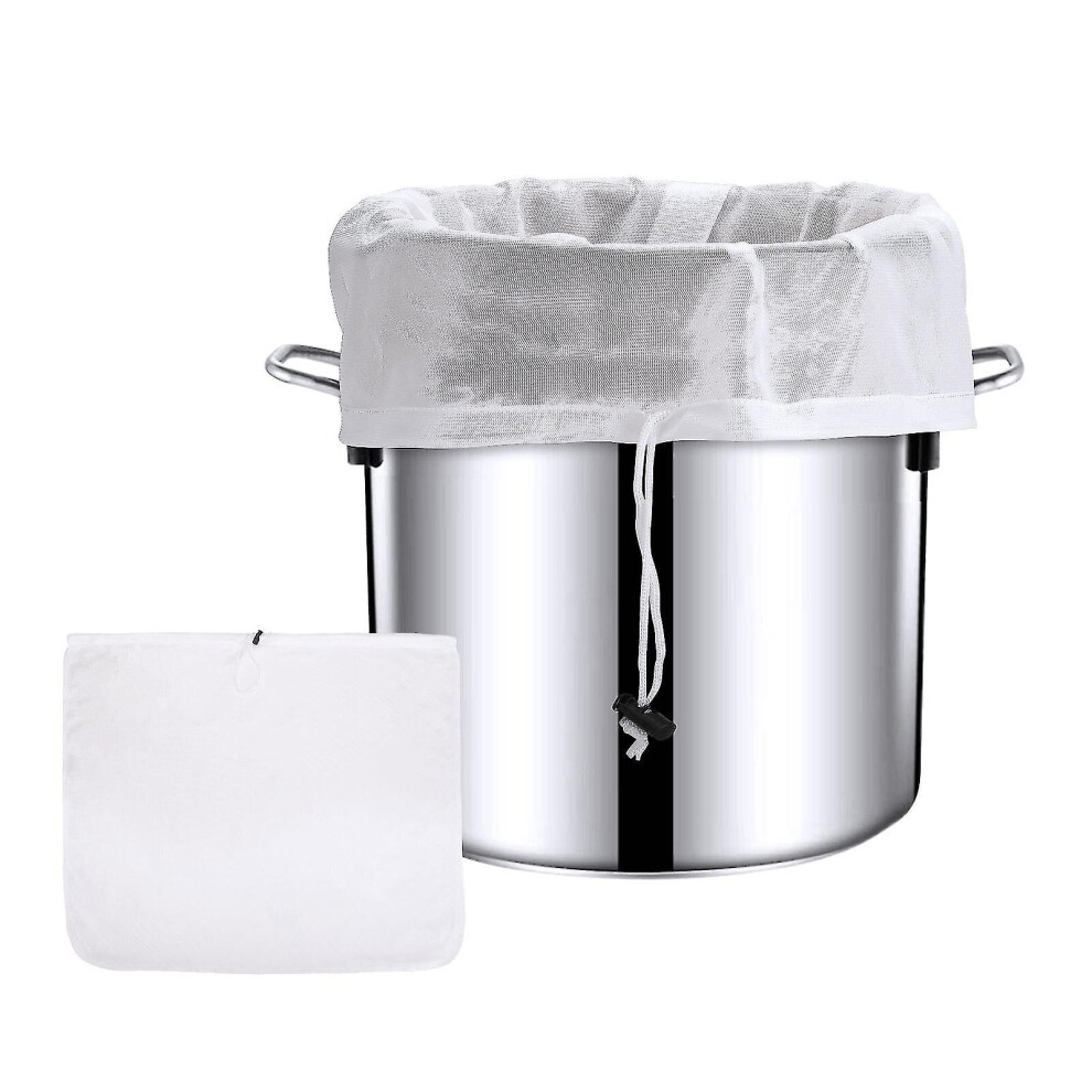 Reusable Polyester Straining Bag For Juice, Brew, And Peel Separation (56x66cm)
