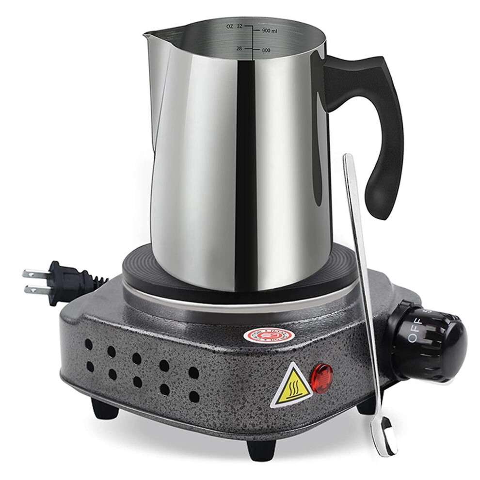 Candle Making Pouring Pot With Electric Hot Plate For Melting Wax, Candle Wax Melting Pot,making Ki