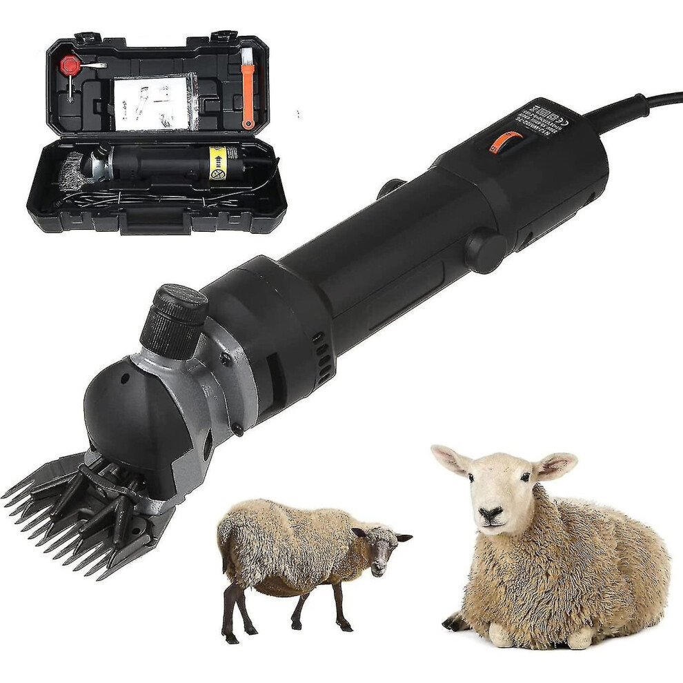 690W Sheep Clipper Machine Professional Electric Sheep Clipper (Black) Black