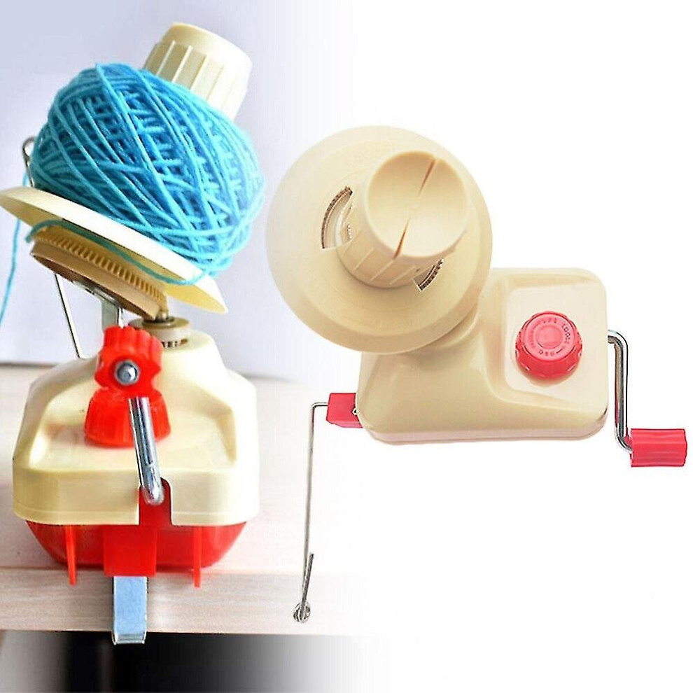 1x Manual Knitting Reel Machine Yarn Fiber String Wool Winder Holder Knitting
