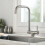 Clover Lessic Under Window Pull Down Kitchen Faucet With 180 Foldable And 360 Rotatable Kitchen Mixer Tapcold 5