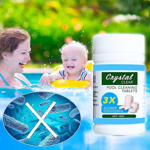 100 Pcs Pool Cleaning Tablet Safe Long Lasting For Swimming Pool 2