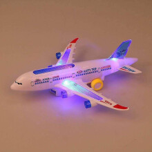 Electric Airliner Airplane With Music Lights Sound Toy Plane A380 Lights Passenger Aircraft Toy
