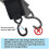2-pack Boat Trailer Transom Tie-down Straps,2in X 4ft Adjustable Transom Straps With Quick Release 2