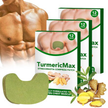 Turmericmax Gynecomastia Compress Patch,gynecomastia Cellulite Melting Patch, Gynecomastia Patch, Gynecomastia Tightening Ginger Patch