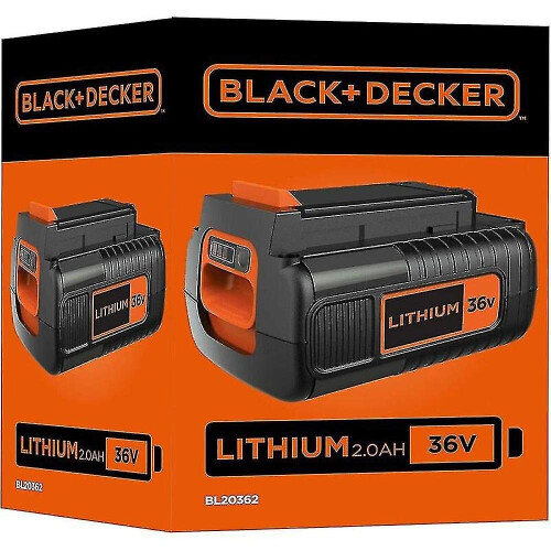 36v 2ah Lithium Battery, Compatible With All Black decker 36v Tools, No Memory Effect, Low Self-discharge 2
