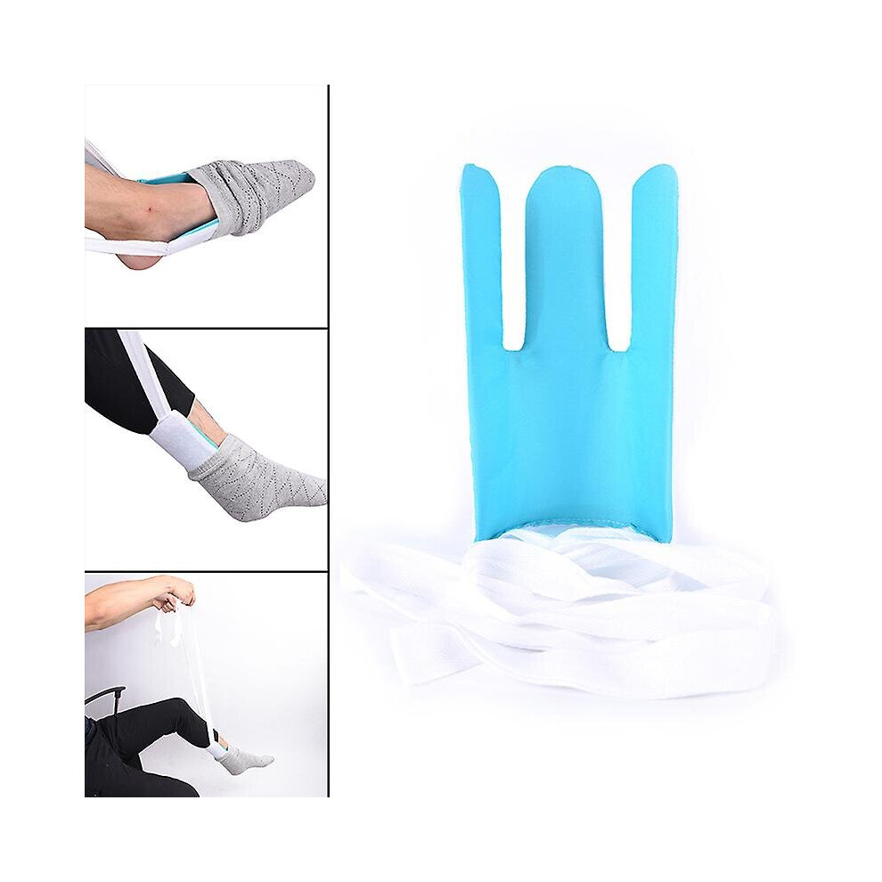 Sock Stocking Aid Puller Assit Disabilty Aid Helper Terry Cloth Dressing Help Shytmv