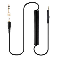 3.5mm Headphone Cable With 6.5mm Adapter For Sennheiser Hd6 Hd7 Hd8 Earphone