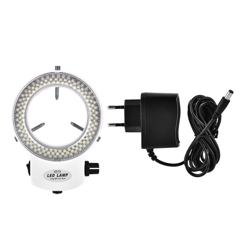 Cisea 144 Led Ring Light Beads Light Source Luminous Adjustable Ring Lamp For Stereo Microscope(white)
