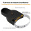 1.5m 60" Double-sided Self-tightening Tape Scale Body Measuring Cloth Tailor Measure 5