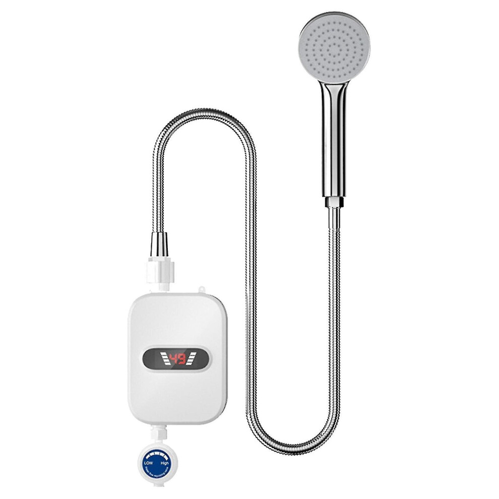 3500w Small Electric Instant Water Heater Shower Head Set