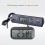 Mini Thermometer Electronic Digital Car Thermometer Indoor Outdoor Multi-Function Thermometer Time 5