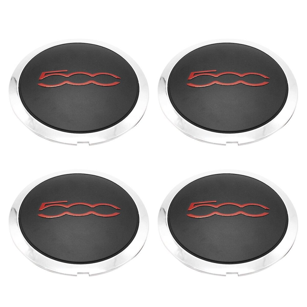 4pcs 133mm Hubcap For Wheels Centre Hub Caps Set 68078419ac 68078421ac Dust Cover 51884863 Red