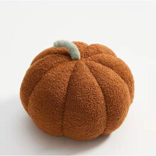 (  Dark Brown,   28*24cm/11x9.44inch) Ginger Ray Large Beige Boucle Autumn Halloween Pumpkin Soft Decoration pillow