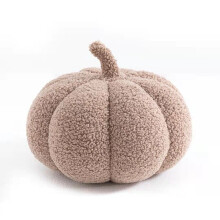 (  Khaki,   35*26cm/13.8x10.3inch) Ginger Ray Large Beige Boucle Autumn Halloween Pumpkin Soft Decoration pillow