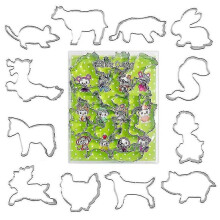 Stainless Steel Chinese Zodiac Shape Series Diy Biscuit Mould For Baking Biscuit