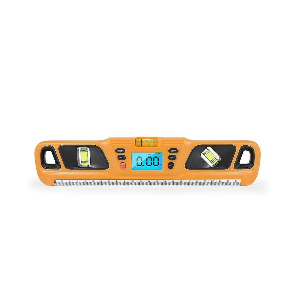 200 Digital Spirit Level Inclinometer Horizontal Electronic Slope Meter Angle Finder Protractor Yellow