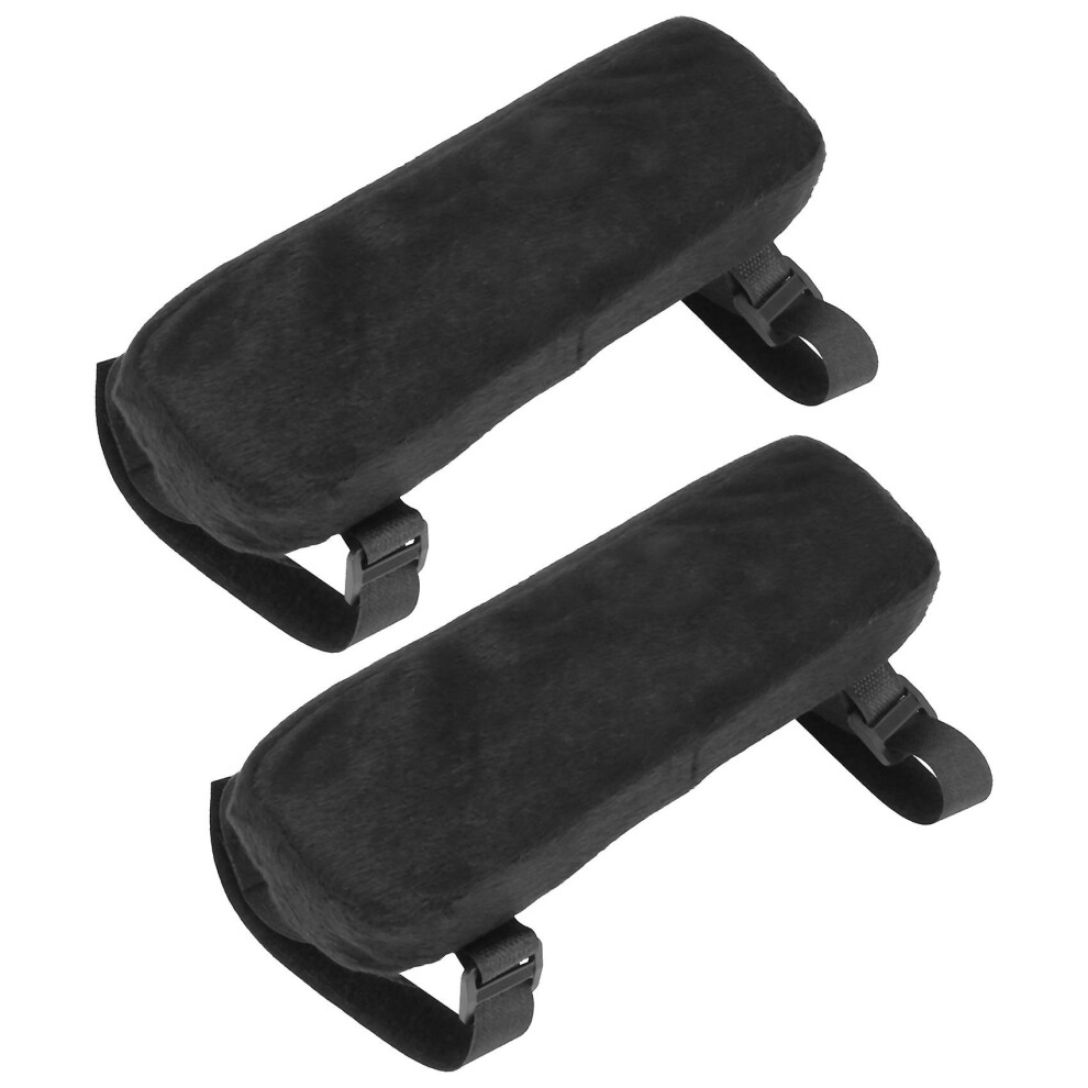 2pcs Chair Armrest Pad Memory Foam Comfy Office Chair Arm Rest Cover For Elbows