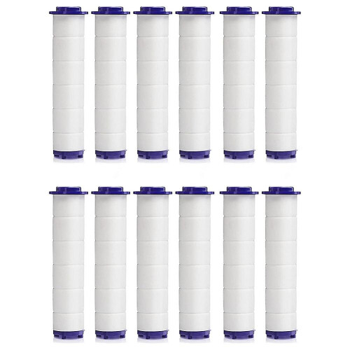 12pcs Turbo Fan Shower Head Filters Compatible Propeller Driven Handheld