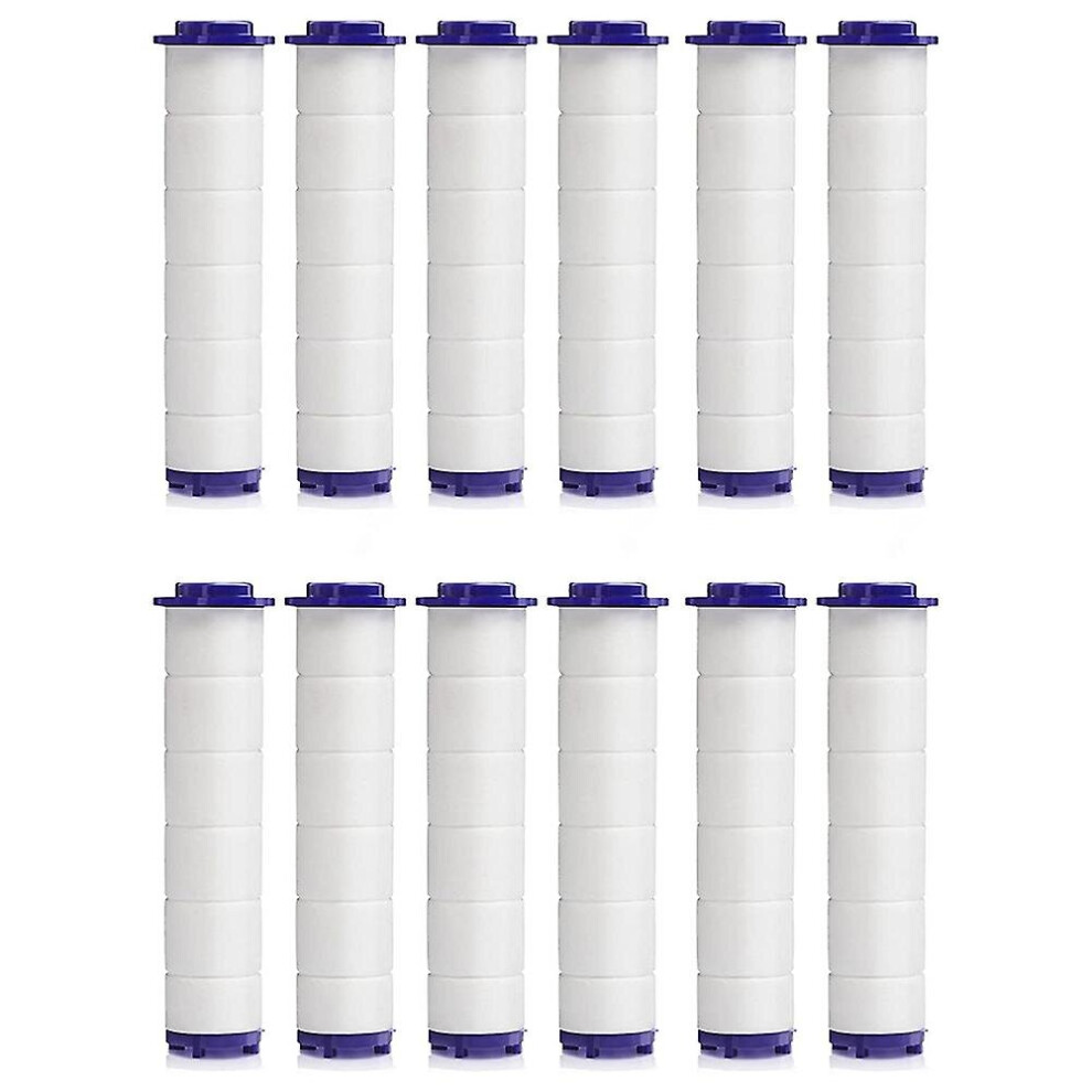 12pcs Turbo Fan Shower Head Filters Compatible Propeller Driven Handheld