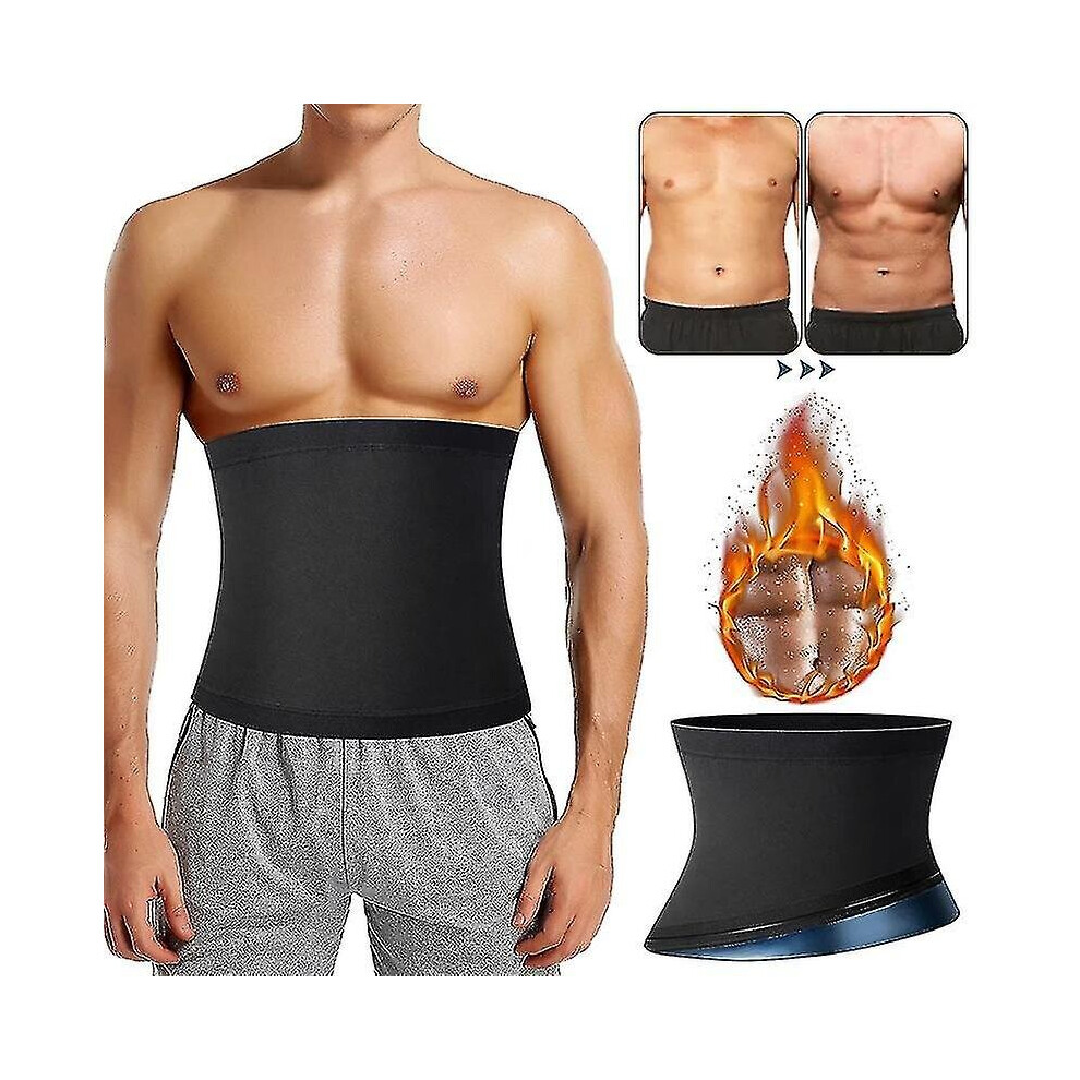 Men Abdomen Reducer Sauna Fitness Sweat Belt