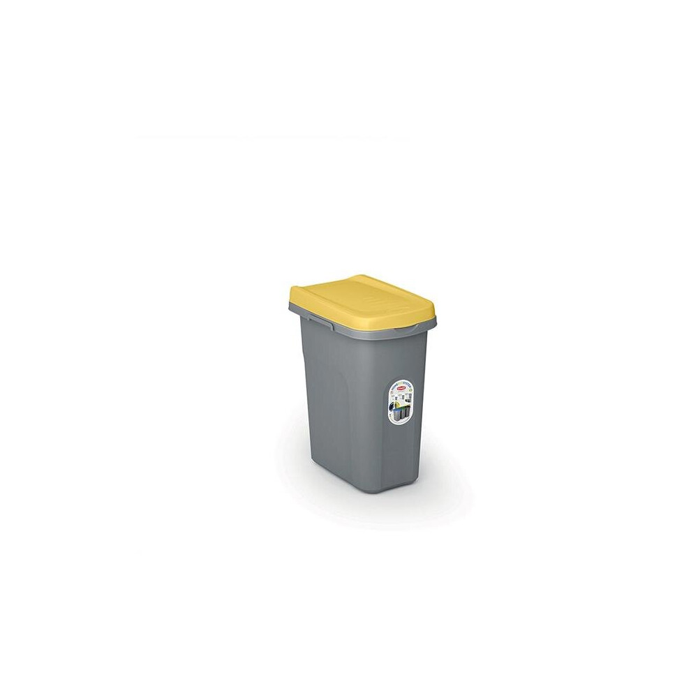 Stefanplast Yellow/Grey Home Eco System 15 Lt Straw /Dust