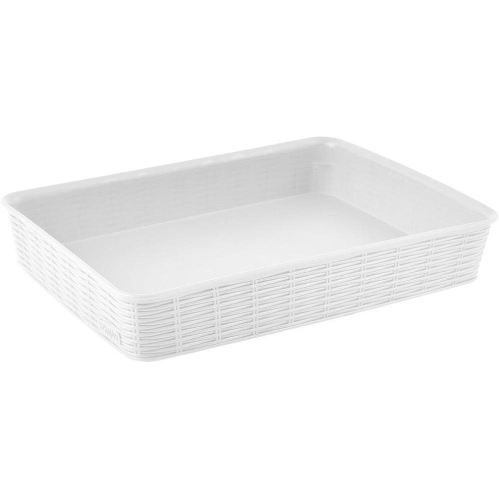 Elegance basket Large White