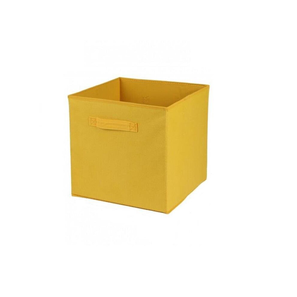 CORDUROY STORAGE BOX 31X31CM HONEY 31X31CM