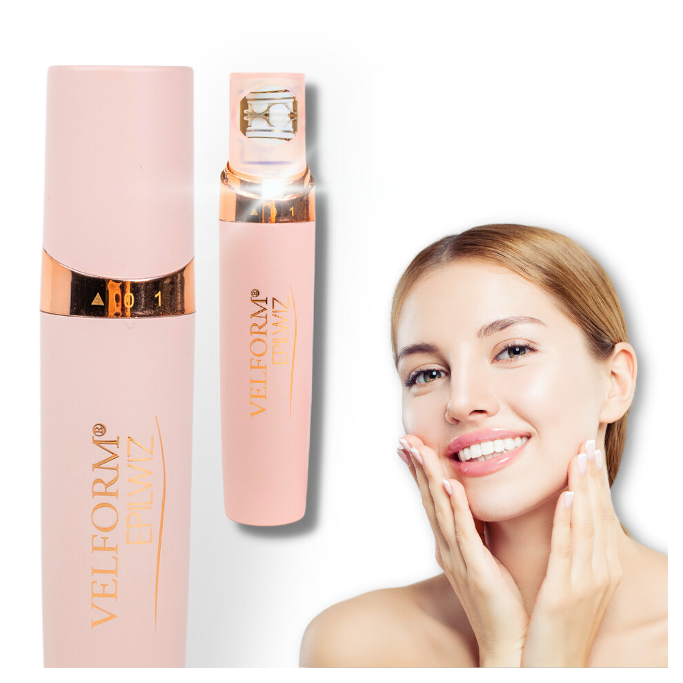 VELFORM Epilwiz Advanced, Electric Epilator, USB, LED Light epilation System, Cordless, 18 Carat Gold Plated Head, All Ages and Skin Types