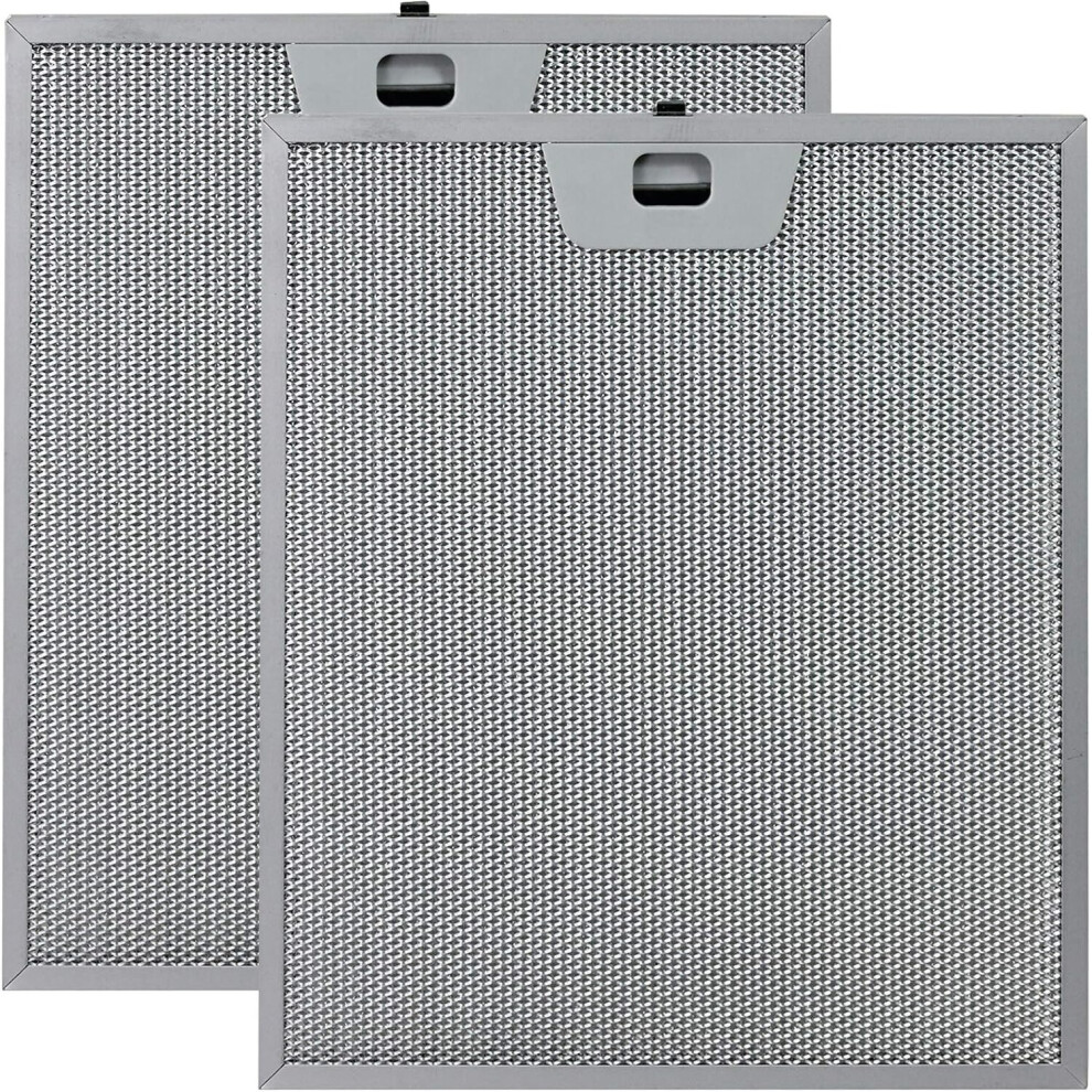 Spares2go Metal Mesh Grease Filters For Aeg Electrolux Zanussi Cooker Hood Extractor Vent Fan (Pack Of 2, 250Mm X 300Mm)