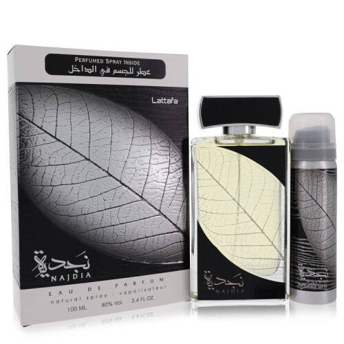 LATTAFA Najdia Eau De Parfum Spray Plus 1.7 oz Deodorantti, Lattafa 100 ml