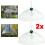 (2PC) Squirrel Proof Baffle Protection Wild Bird Feeders Clear Dome Hanging Guard 1