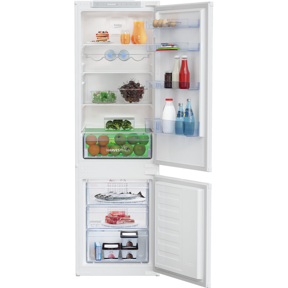Beko BCFD450 E 54cm Built In Fridge Freezer Frost Free White